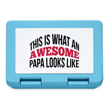 Papa - Lunchbox - sapphire blue - Front