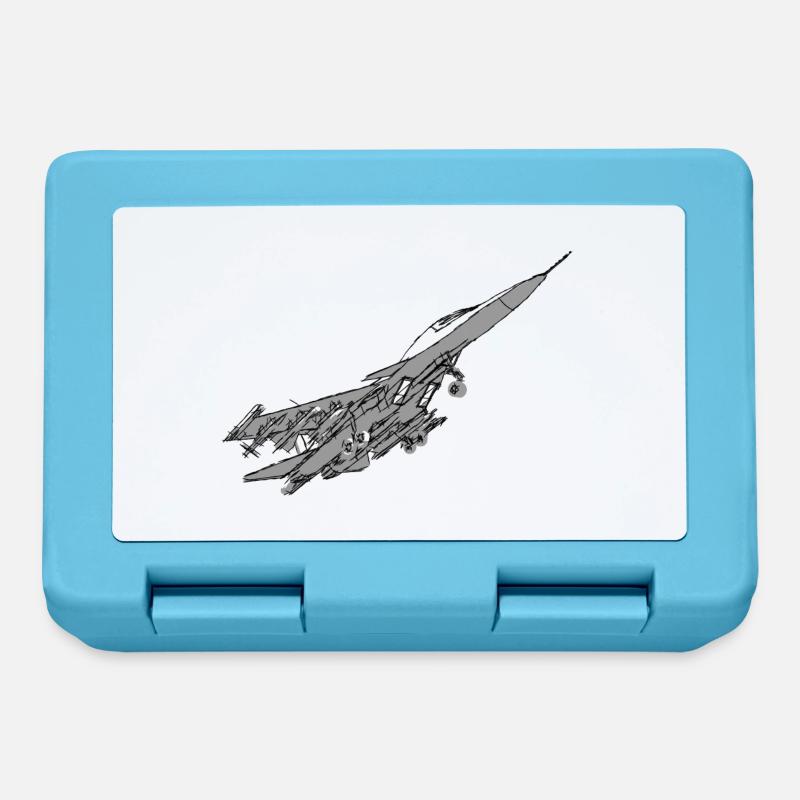 Su-34 fighter bomber - Lunchbox - sapphire blue