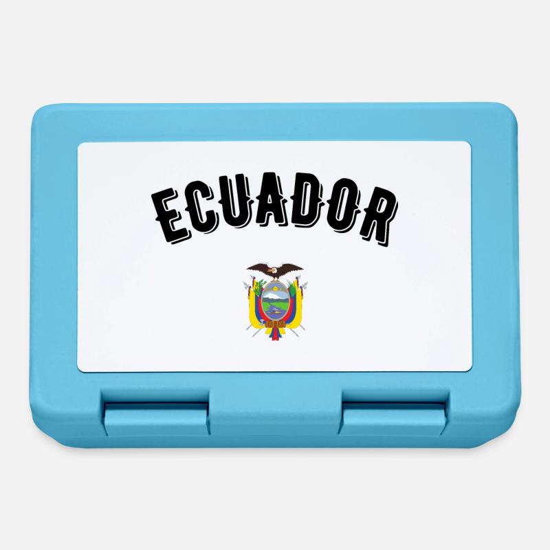 Ecuador - Boîte à goûter - bleu saphir