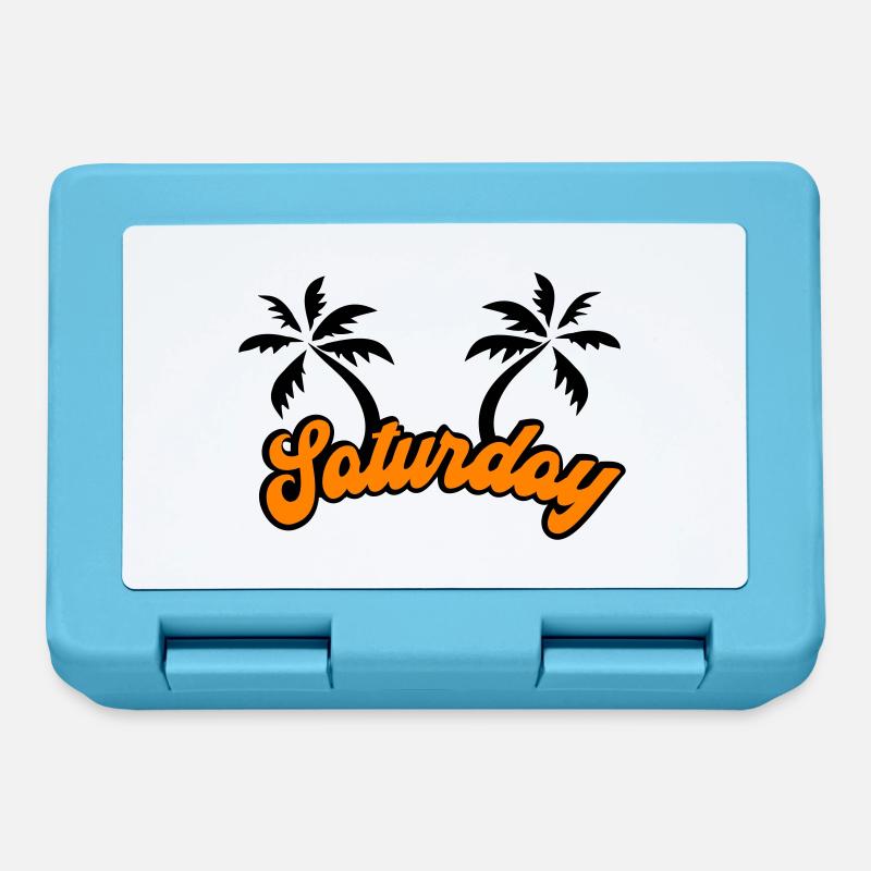 Saturday The Weekend Design - Lunchbox - sapphire blue