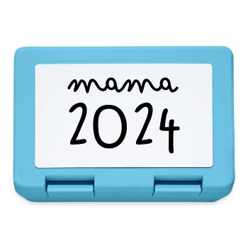 Maman 2024 - Boîte à goûter - bleu saphir - Devant