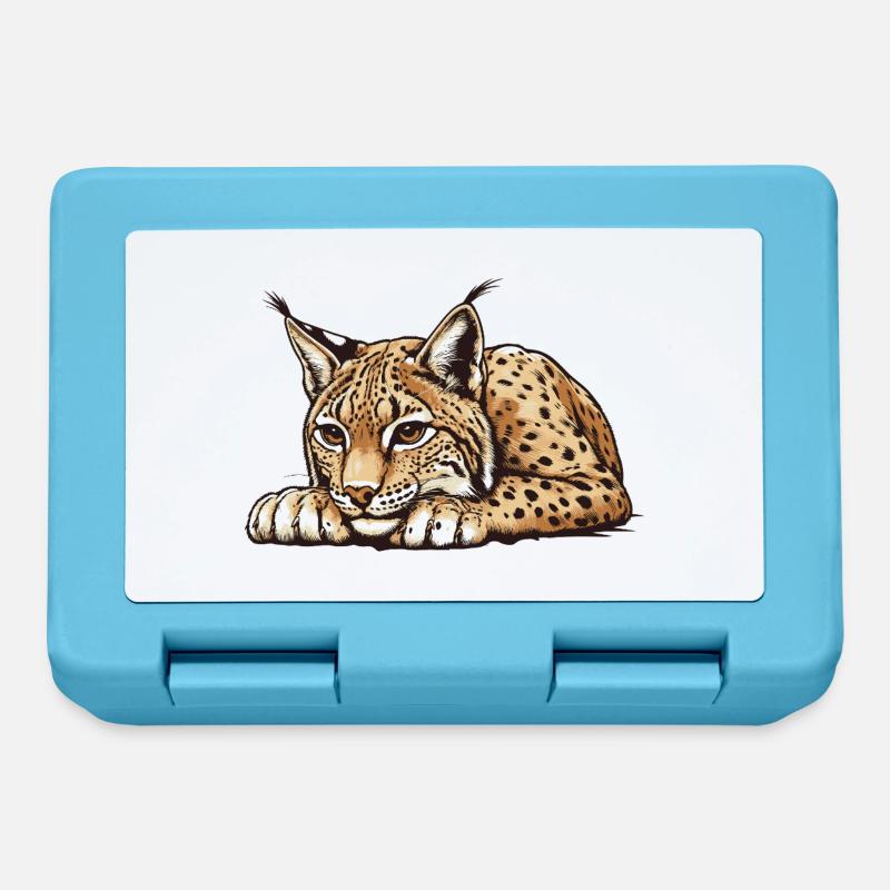 Luchs - Brotdose - Saphirblau