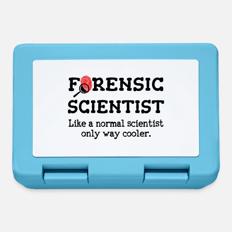 Forensic Scientist, Forensic science Investigator - Lunchbox - sapphire blue