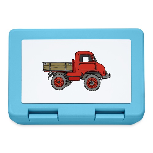 Roter Lastwagen, LKW, Laster - Brotdose