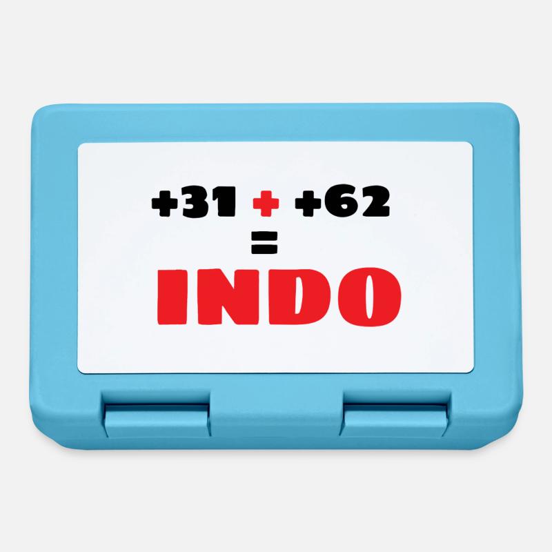 INDONET Indo prefix - Lunchbox - sapphire blue