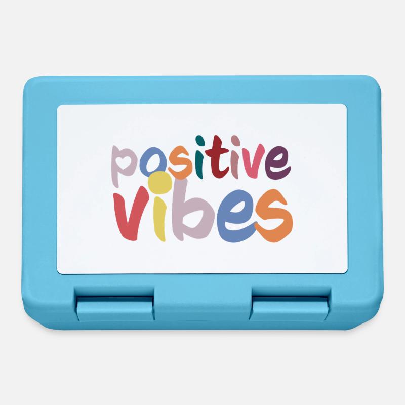 Ondes positives - Boîte à goûter - bleu saphir