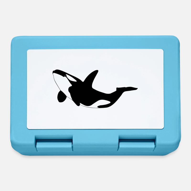 Orca - Boîte à goûter - bleu saphir