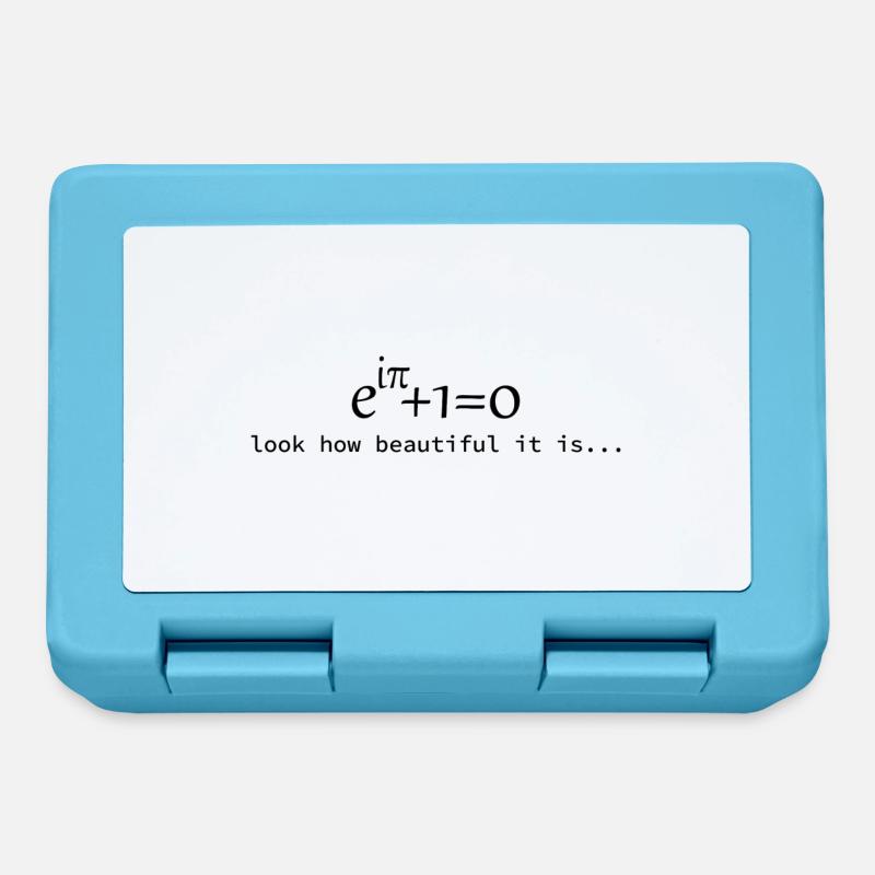 Eulersche Formel look how beautiful Mathe Geschenk - Brotdose - Saphirblau