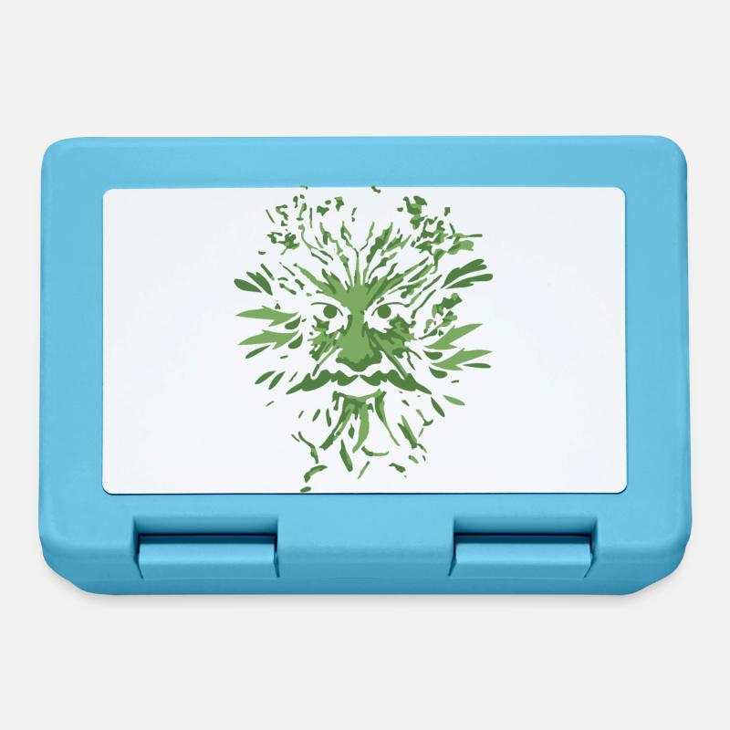 Celtic symbols Green man gift idea - Lunchbox - sapphire blue
