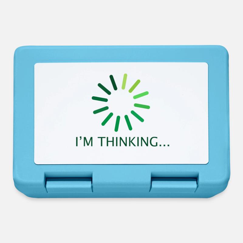I'm thinking gift programmer nerd - Lunchbox - sapphire blue