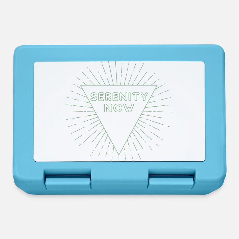 Serenity Now - Lunchbox - sapphire blue