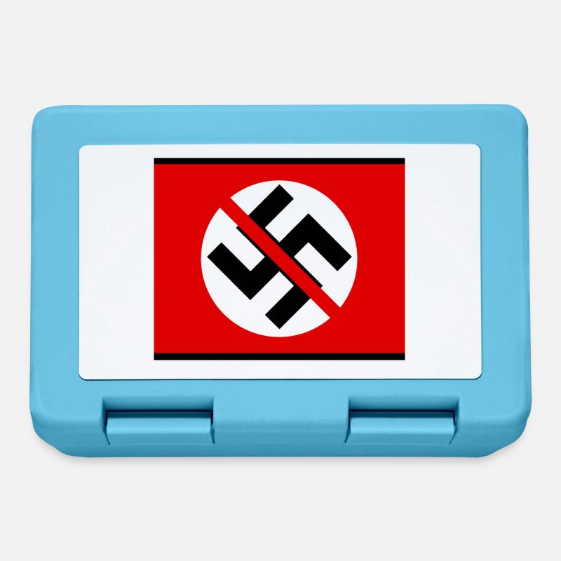 Aucun symbole de croix gammée - Boîte à goûter - bleu saphir