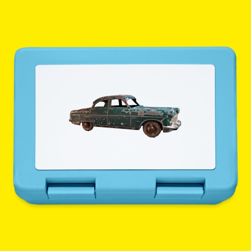 Vintage classic green car - Lunchbox