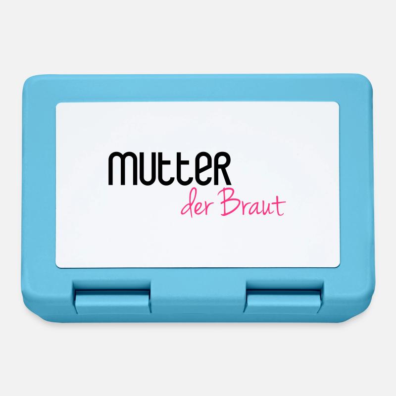 Mutter der Braut - Brotdose - Saphirblau