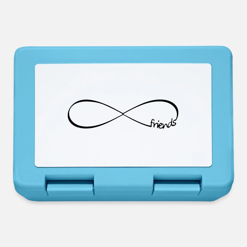 amis Infinity - Amitié Symbole amis - Boîte à goûter - bleu saphir