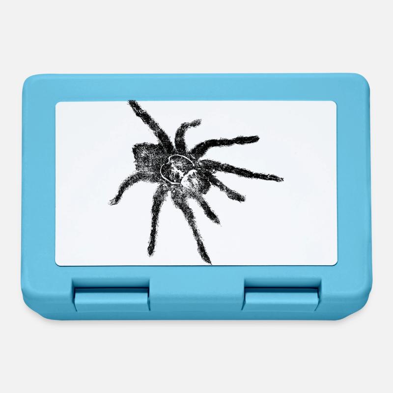 Spinne - Spinne - Brotdose - Saphirblau