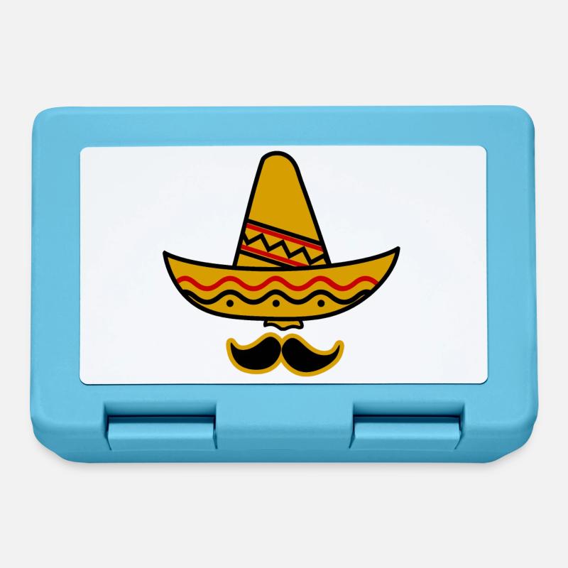 Sombrero - Boîte à goûter - bleu saphir