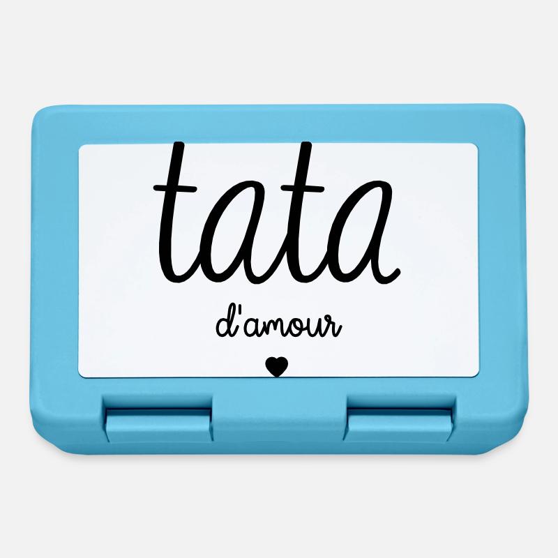 TATA D'AMOUR - Boîte à goûter - bleu saphir