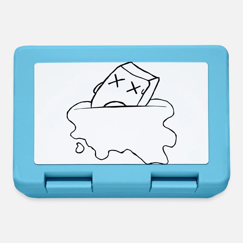 ice cubes - Lunchbox - sapphire blue