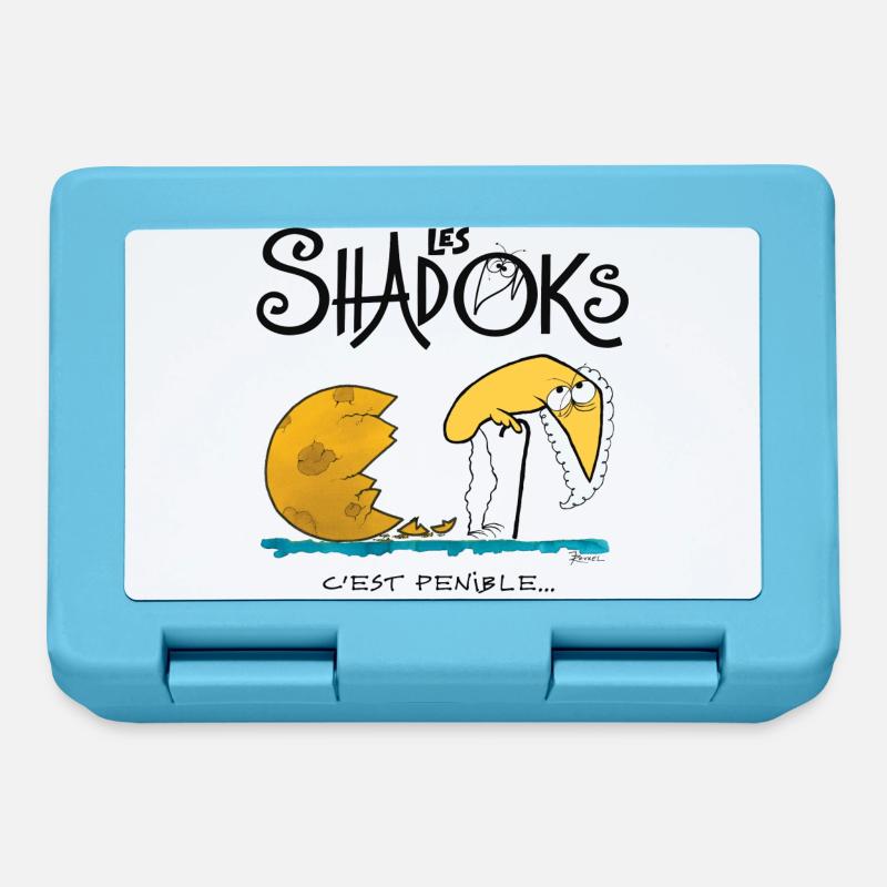 Ancêtre Shadoks - Boîte à goûter - bleu saphir