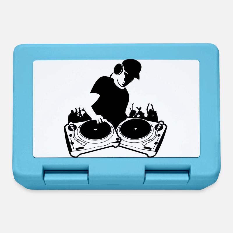 Platines DJ - Boîte à goûter - bleu saphir