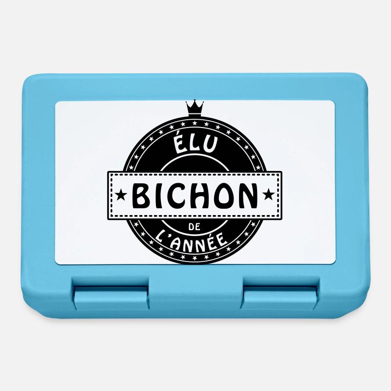 elu bichon - Boîte à goûter - bleu saphir