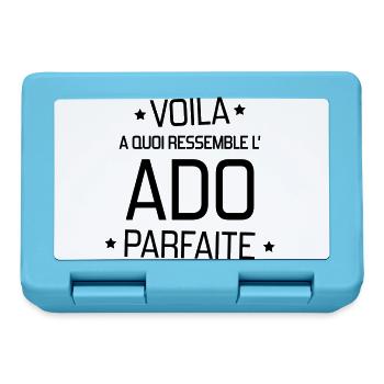adolescent / enfant / ado / adolescente - Boîte à goûter - bleu saphir - Devant