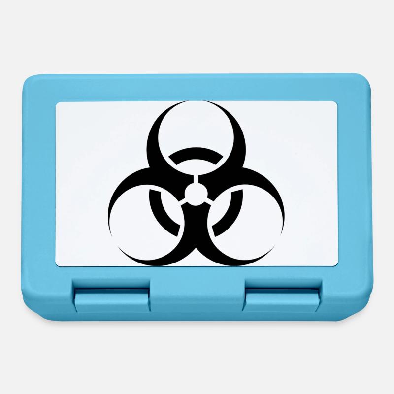 Biohazard - Brotdose - Saphirblau