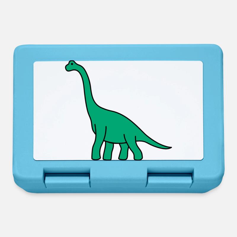 Diplodocus - Boîte à goûter - bleu saphir