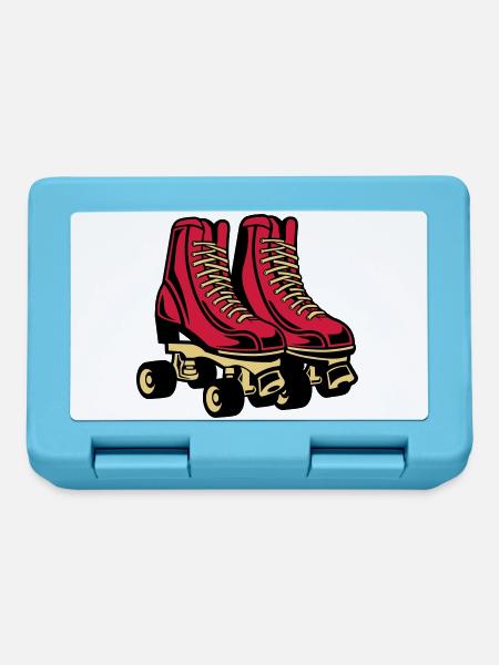 2541614 135123868 Roller Skate - Brotdose - Saphirblau
