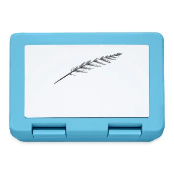 Feather of course - Lunchbox - sapphire blue - Front