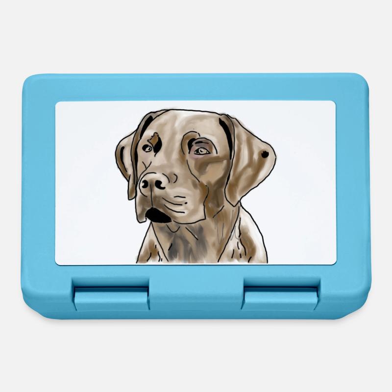 Labrador - Boîte à goûter - bleu saphir