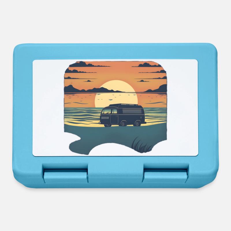 Camper - Brotdose - Saphirblau
