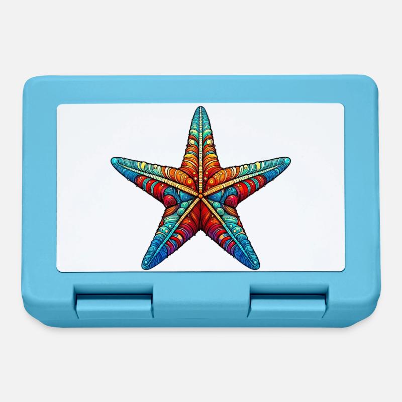 Starfish - Lunchbox - sapphire blue