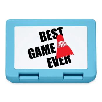 Badminton Best Game Ever - Lunchbox - sapphire blue - Front