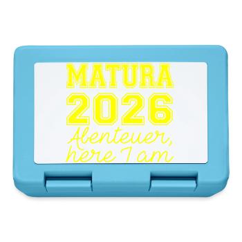 Matura 2026 Spruch - Lunchbox - sapphire blue - Front