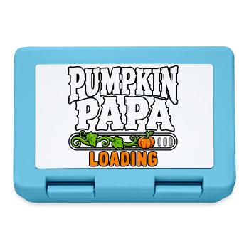 Kürbis Papa Loading - Brotdose - Saphirblau - Vorne