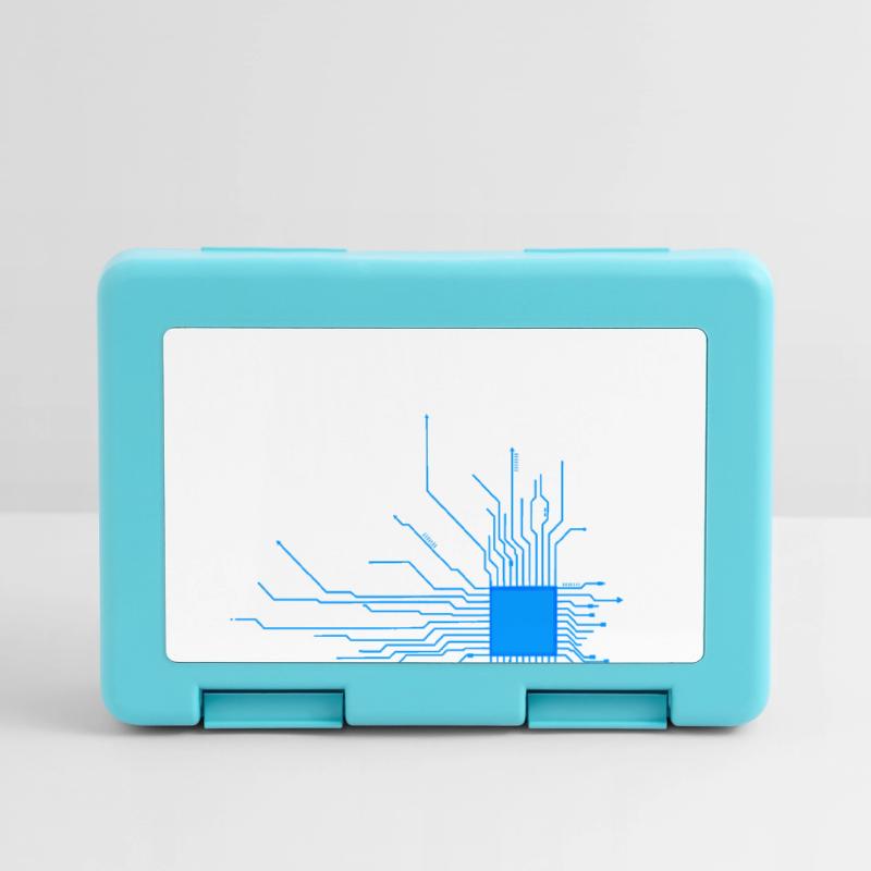 platine blau computer pc Admin Core cpu Nerd code Brotdose