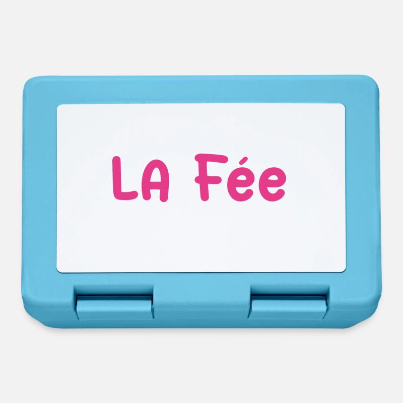 Je suis une fée la fée pas chier - Boîte à goûter - bleu saphir