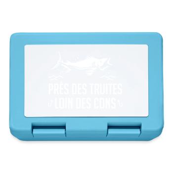Près Des Truites Loin Des Cons - Boîte à goûter - bleu saphir - Devant
