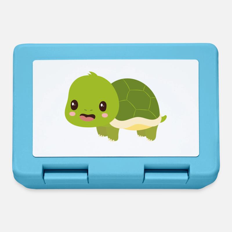 turtle - Lunchbox - sapphire blue