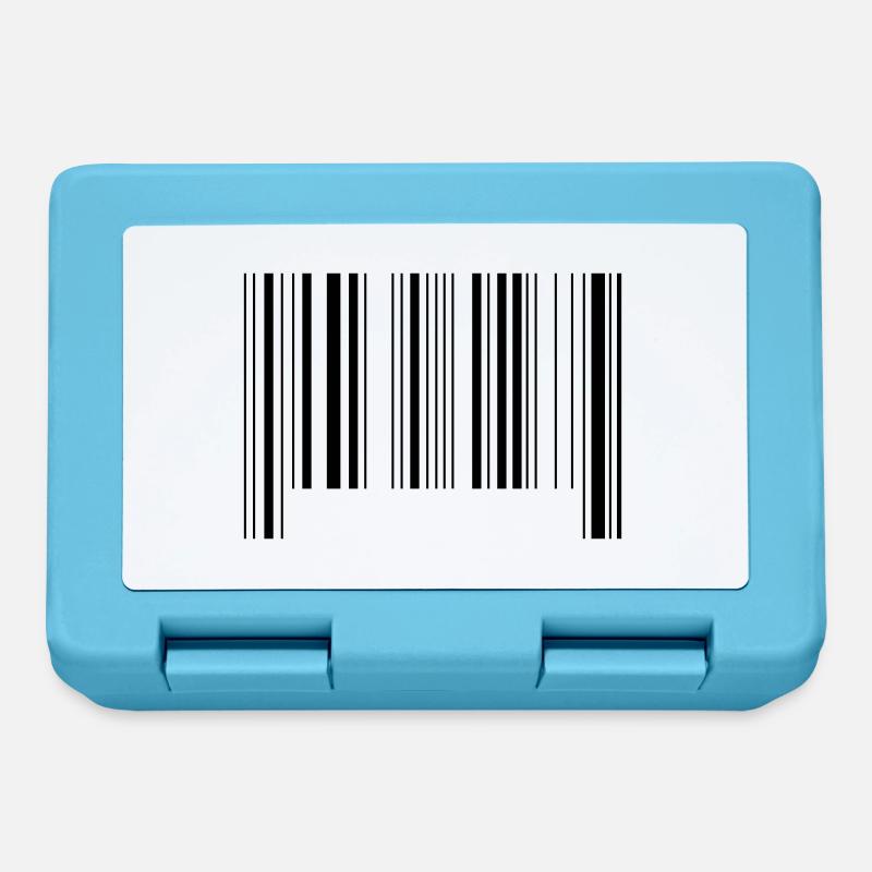 barcode - Brotdose - Saphirblau