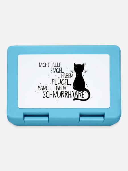 KATZE = ENGEL - Brotdose - Saphirblau