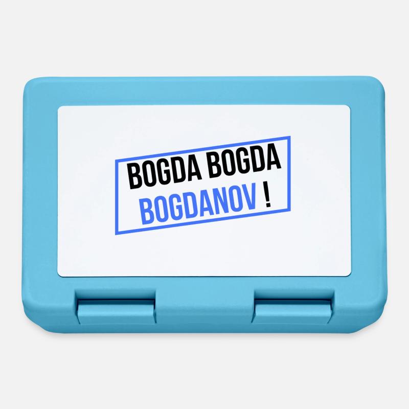 BOGDA BOGDA BOGDANOV ! - Boîte à goûter - bleu saphir
