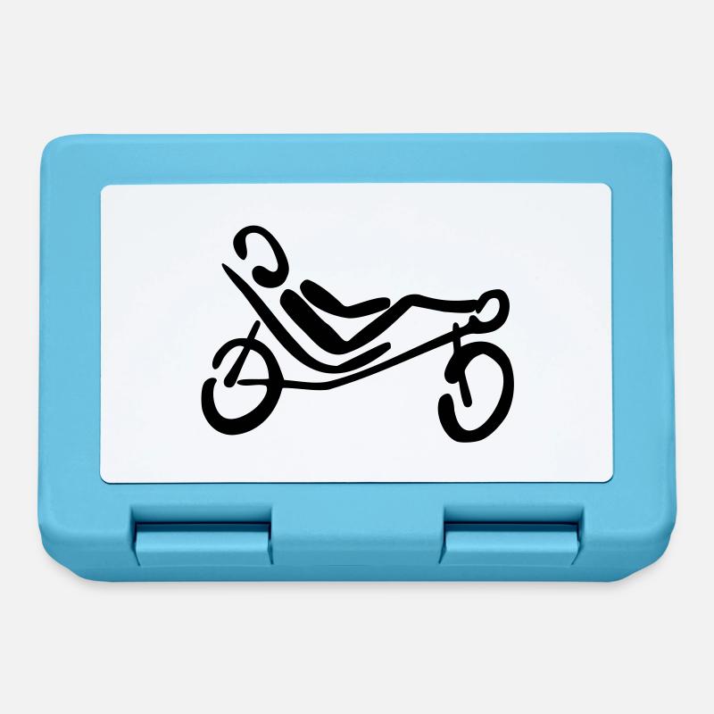 Recumbent Bicycle - Lunchbox - sapphire blue