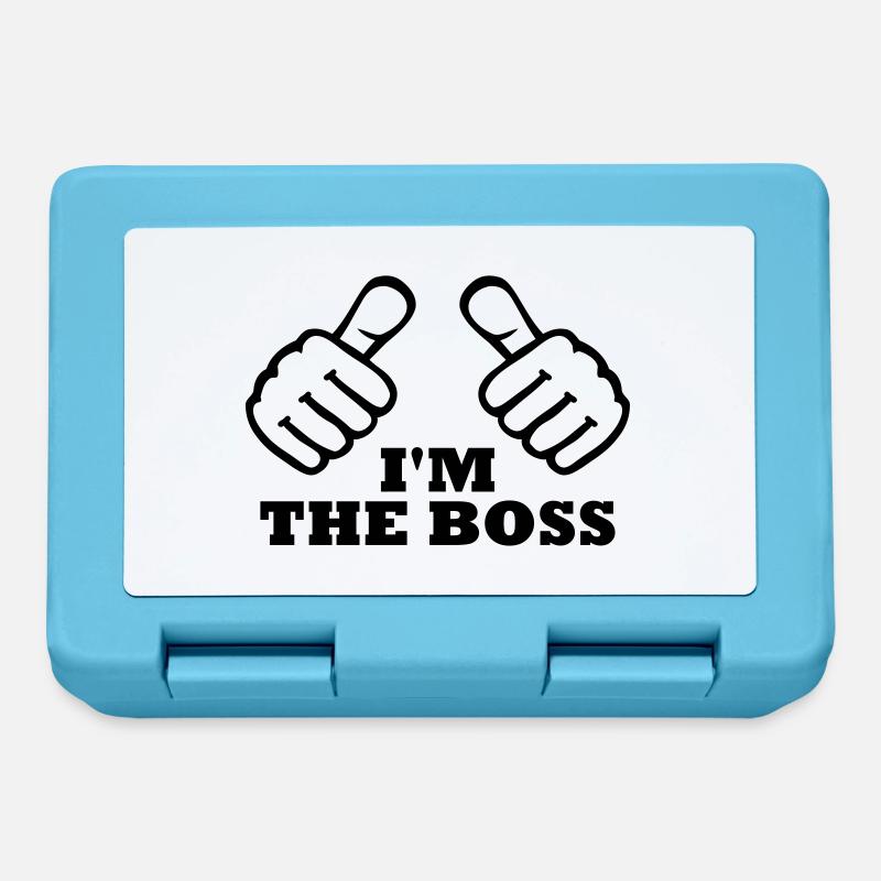 I'm the boss - Brotdose - Saphirblau
