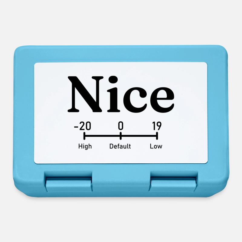 Nice | linux comando priorità processi - Lunch box - blu zaffiro