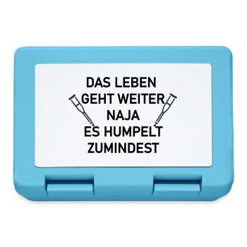 Das leben geht weiter - Brotdose - Saphirblau - Vorne