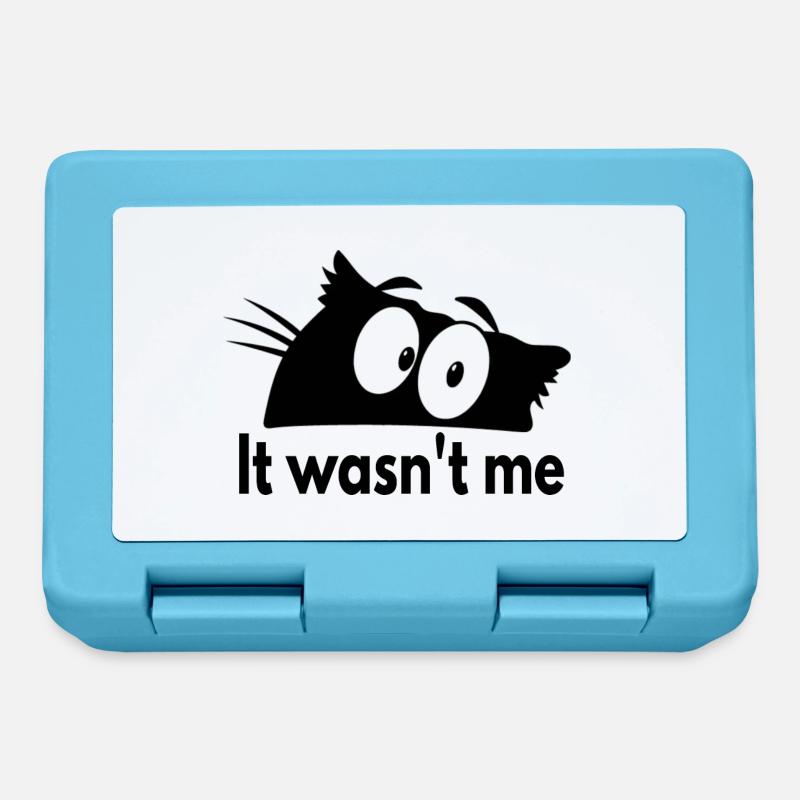 It's not me - Lunchbox - sapphire blue