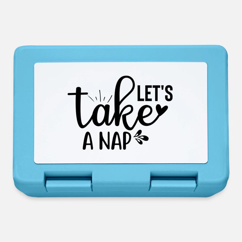 Let´s Take a Nap - Brotdose - Saphirblau